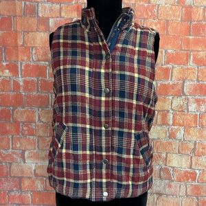 Jolt Plaid Flannel‎ Puffer Vest